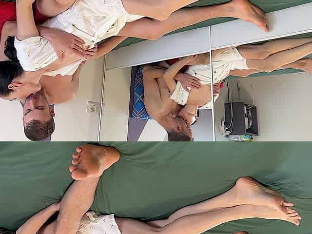 real pair older woman and youthful stud ???? romantic oral with climax