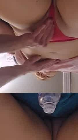 Big Breasted Lady Gets Erotic Massage in Her Ripped Shirt