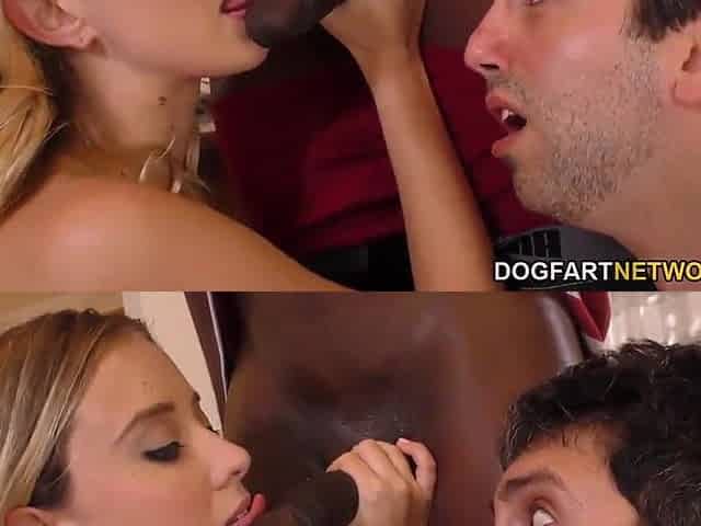Haley Reed Humiliates Cuckold With 2 Ebony Studs