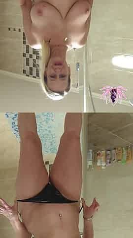 SOLO FEMALE EXPLORES HER TOYS WITH THE CLAMP