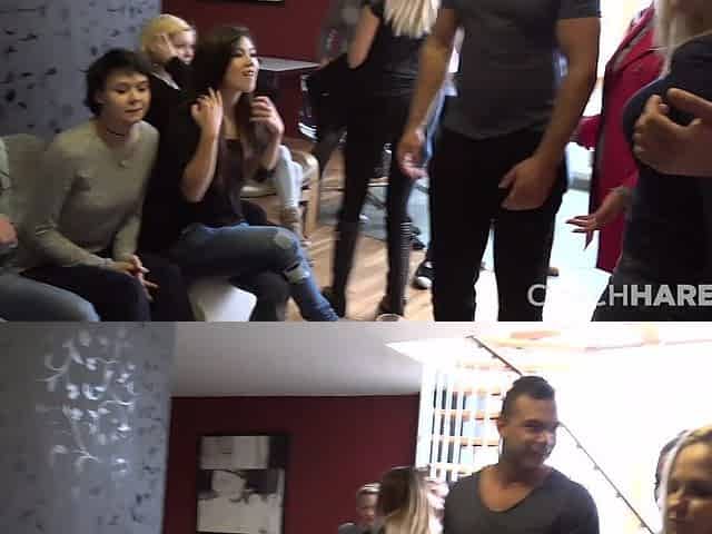 REVERSE NYMFO GANGBANG Home Party