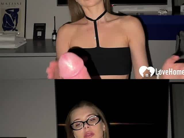On Vacation, His Girlfriend Can't Resist and Leads Me to Sex