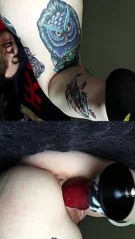Beautiful Sonya having a horny solo toy masturbation