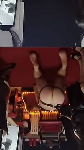 Wax Dripping Gaping Asshole - Mature Slut Stretched Wide