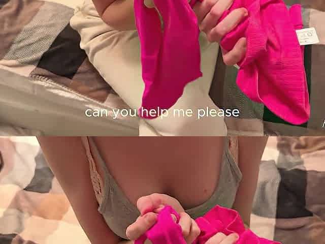 Soft, chubby hips glide over the hard wang! I wrapped his ramrod with my twat.