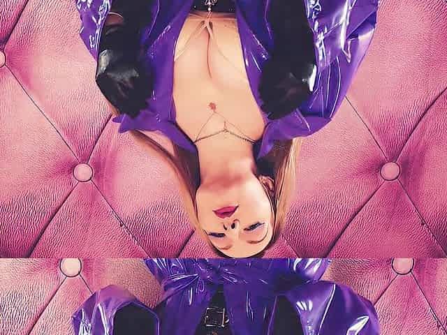 Pierced Vagina Play - curvy body mother I'd like to fuck in PVC and nylons.