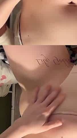 Cute Cheerful Girl Touches Herself and Shows Herself Licking a Dildo