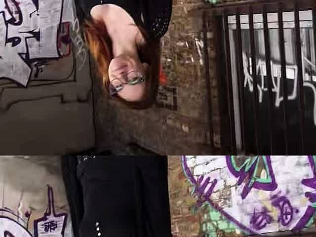 GERMAN SCOUT - Glasses Ginger Redheadh MILF Mona Einhorny