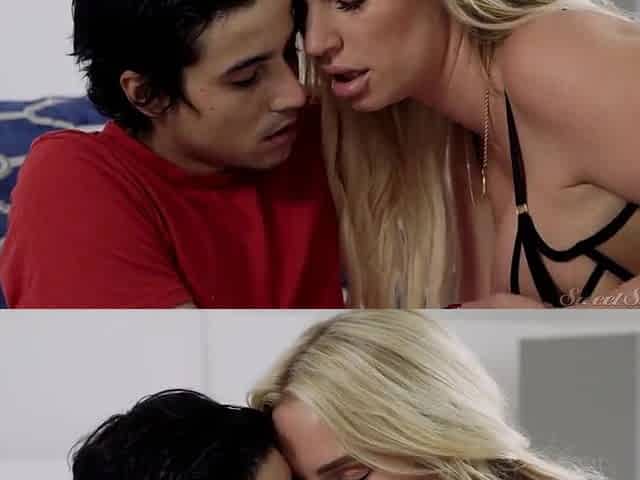 Lovely Blonde Stepmommy Breathtaking With Ricky Spanish