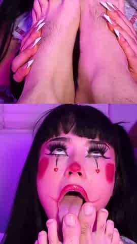 Clown Town Ep.5: Cutie Beca Barbie Is a Sperm Crazy Whore