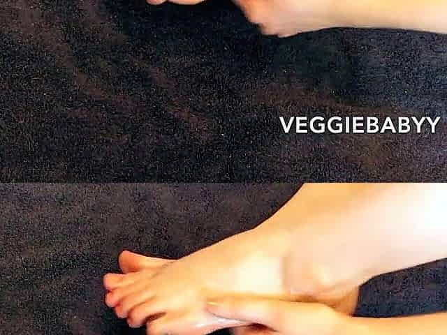 Rubbing Oil on My Feet