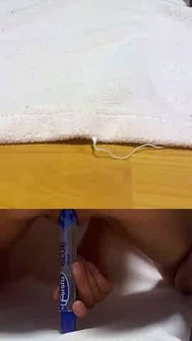 Fucking glue stick. View from back and front