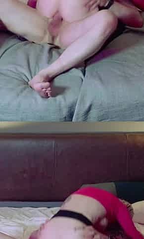 Ripped Pantyhose and Deep Anal Pleasure