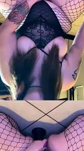 Playing with myself on the kitchen floor (FULL VIDEO ON