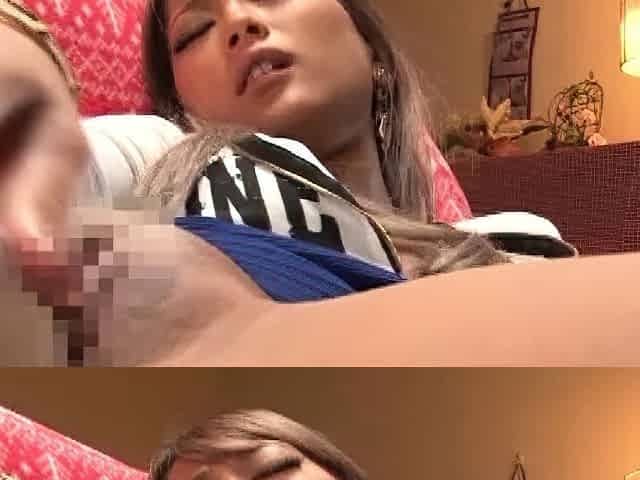 Mature asians up close toy and fingering masturbation action