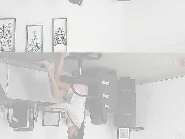 WE DRILLED WITH PSYCHOLOGIST KATHY_LEE AND MY STEPSON LIL_TIMY IN THE OFFICE