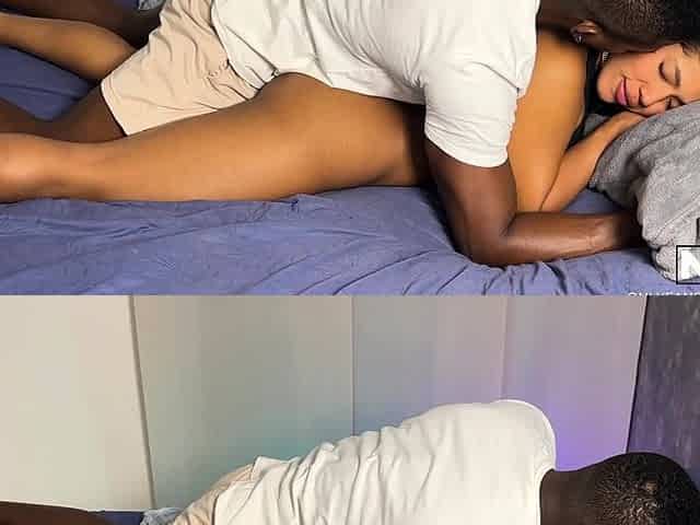 I enter my stepbrother's room and seduce him to fuck me