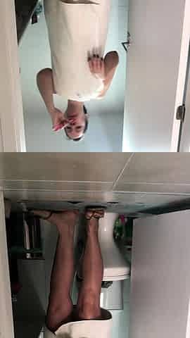 Exotic brunette hardcore foot fetish fuck
