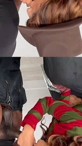I Dress up as Freddy Krueger and Slenderman Comes to Fuck Me Really Hard