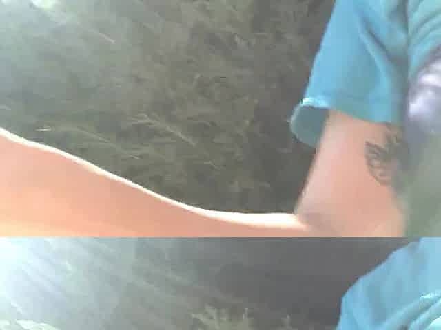 OMG! Cheating Lisa cums outside!