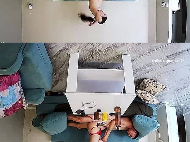 Amateur Hidden Cam with Dildo Wives