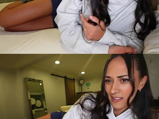 Sharing a couch with my LARGE TITTY STEP SIS - Sarah Illustrates