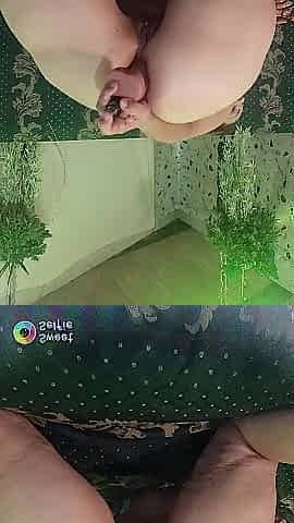 Anal con vibrator