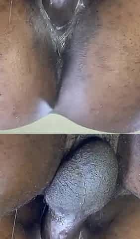 Her Legs Shaking From Orgasm When BBC Spreads Her Wet Juicy Pussy Creampied Her