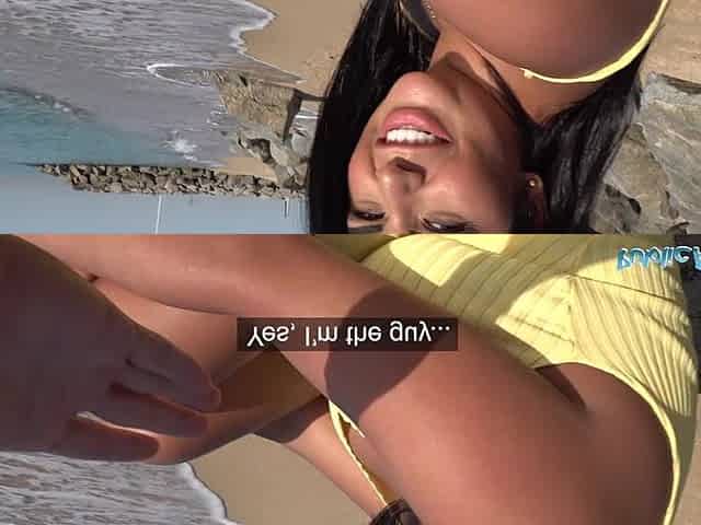 Public Agent A Blind date for Latina with huge natural boobs