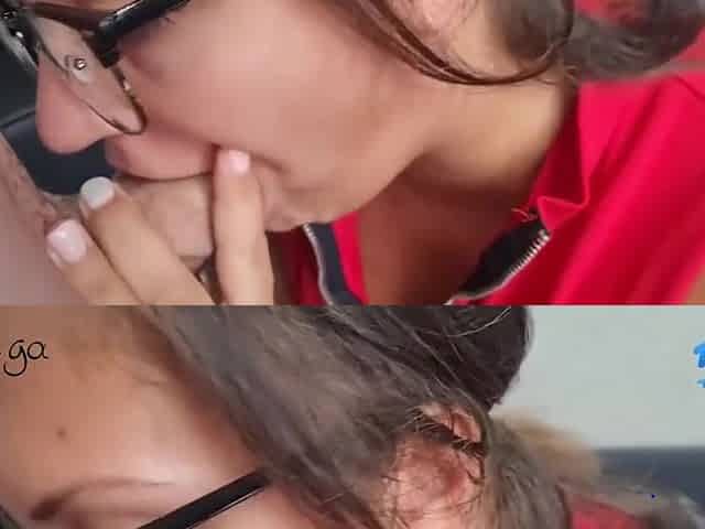 Red-hot Intellectual Ultra-cutie Blows Assfuck For Enormous Dick