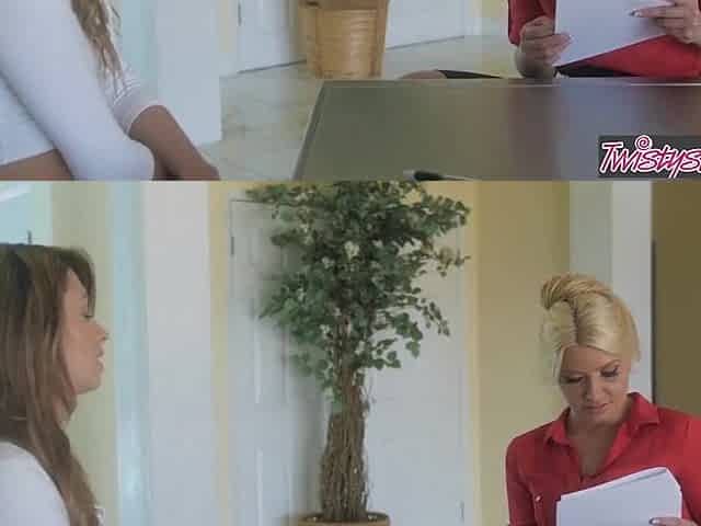 Twistys - Offbeat Job Interview - Anikka AlbriteAspen Ora