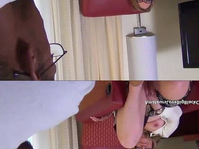 Cheating wife love sucking large ebony shlong