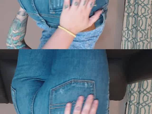 Goddess Green Eyed Joi Jeans Glasses