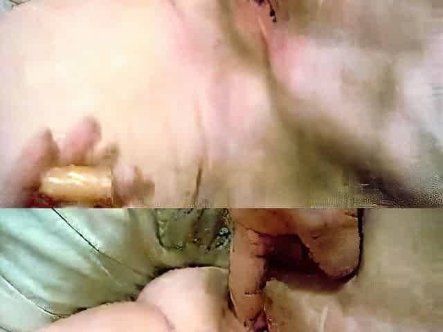 Cummy amateur pussy close up
