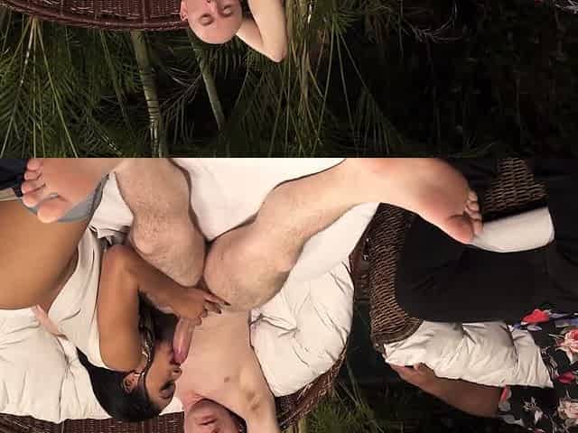 small teen ass destroyed in front of stepdad