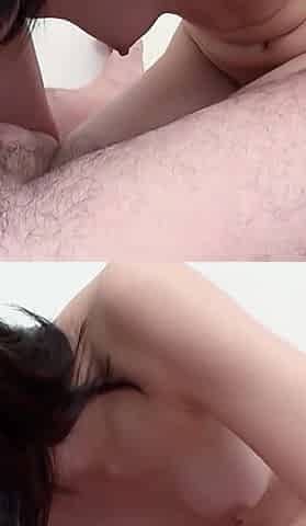 Step Father Seduces Skinny Japanese Teen Rikako and Cums in Hairy Pussy