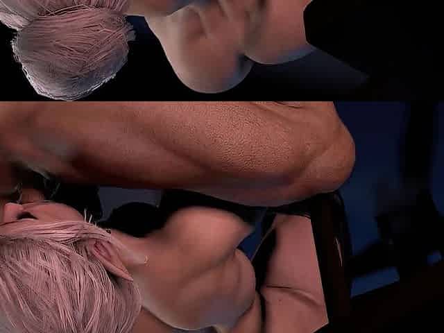 Large Muscle Angel Likes Tiny Moist Knob