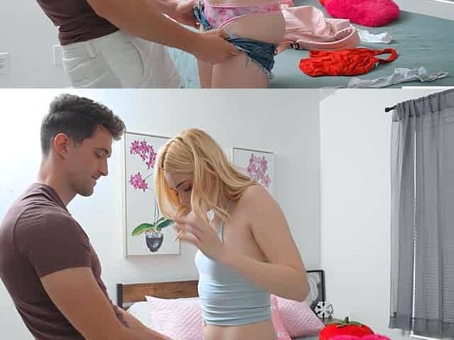 Booty shorts did not fit on stepsister