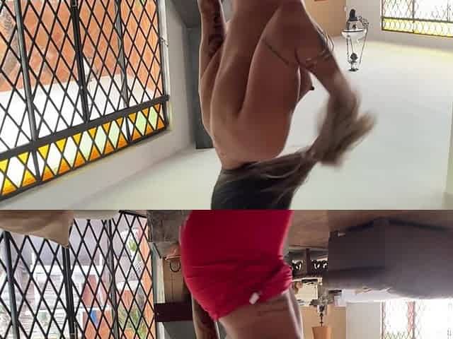 Brazilian Babe with Perfect Ass on First Casting: Deepthroat Blowjob and Rimjob Action