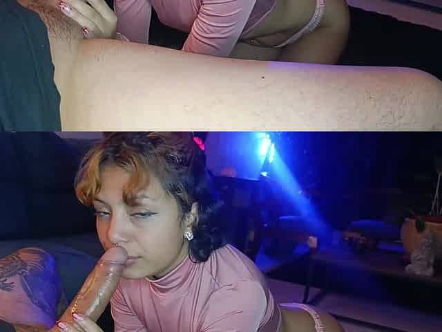 Adorable latina teen delivers a real pleasure sucking a big cock with passion