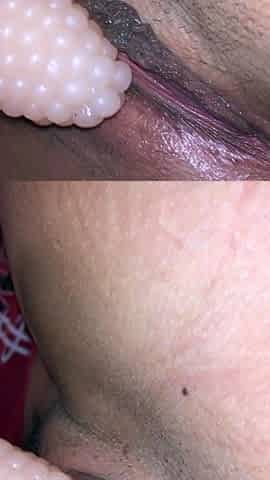 Amateur close up ass toying