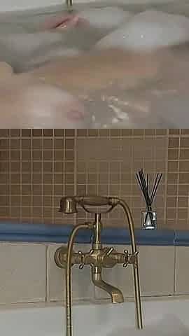 A Girl Is Bathing in a Jacuzzi