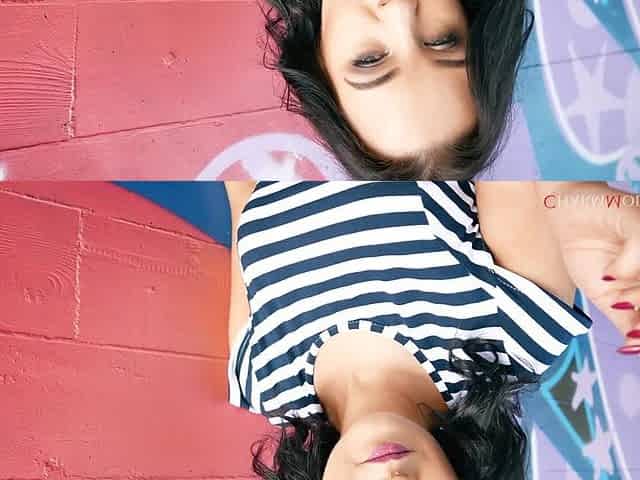 Lola Ash Glamour Video at the Graffiti Wall
