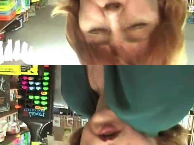 Saleswoman fucks with homeless