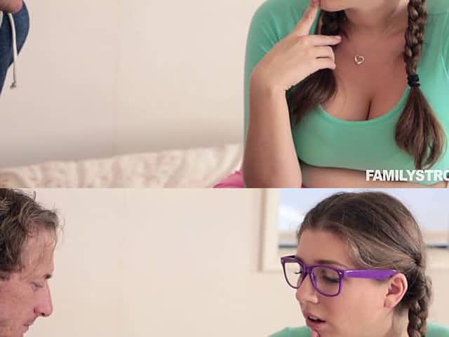 She's a nerdy babe whose anus needs to experience the penetration!
