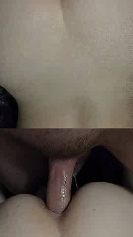 Hard ANAL for my large booty see me gape and booty fart as this chab pound me unfathomable