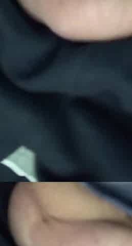 Hot stepsister caught step brother jerk with her panties and help with handjob