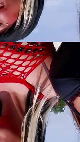 Outdoor Threesome for Two Horny Teens and a Hard Cock