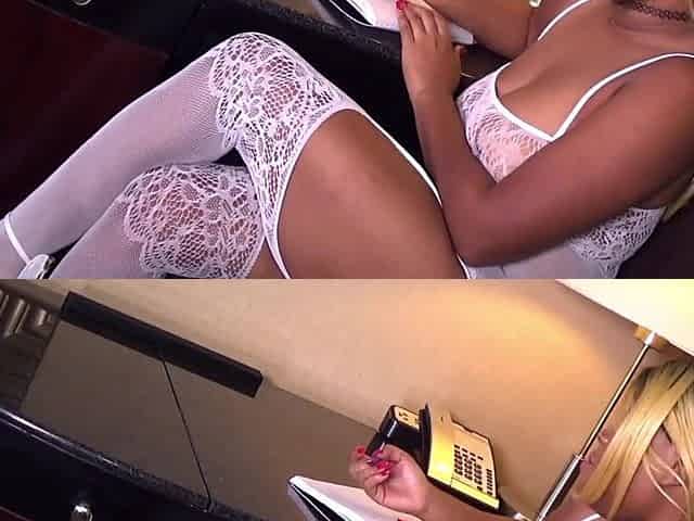 Pornstar Rivera order room service and gets so much greater quantity