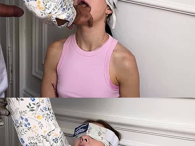 I turned this CUTE TEEN into a cock slut